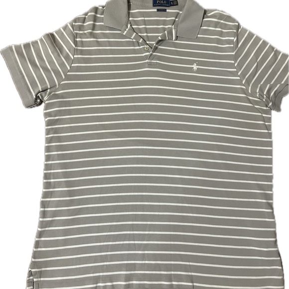 Polo Ralph Lauren Other - Polo by Ralph Lauren Light Gray and White Striped Shirt